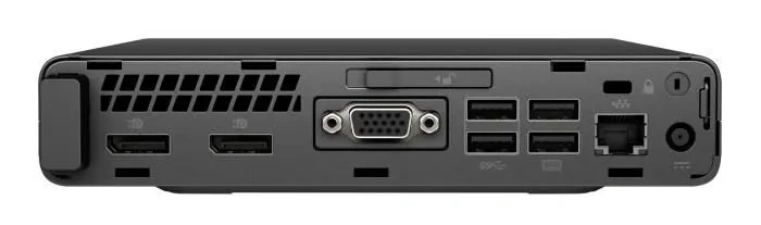 hp prodesk 600 g3 mini back